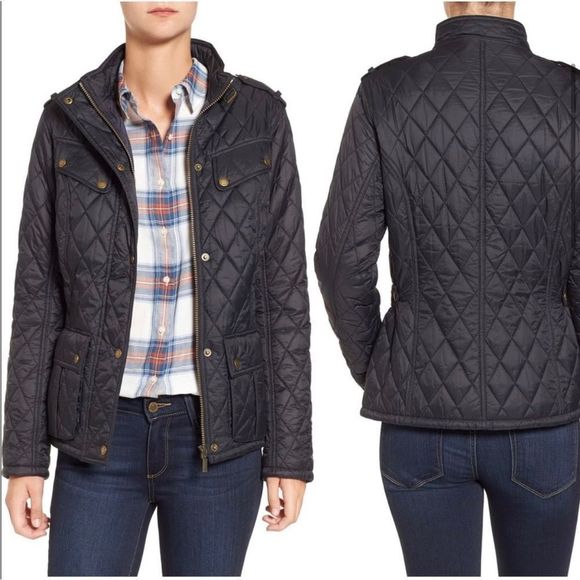 Barbour Jackets & Blazers - Barbour International quilted black jacket medium m motorcycle
